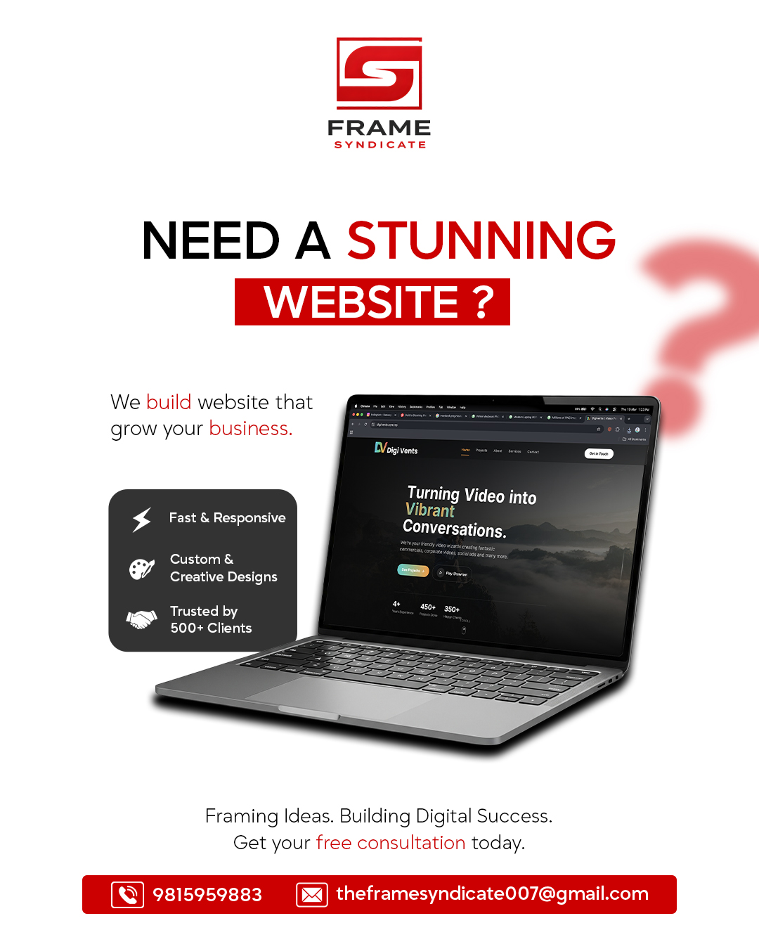 Social media promotional post design with engaging visuals