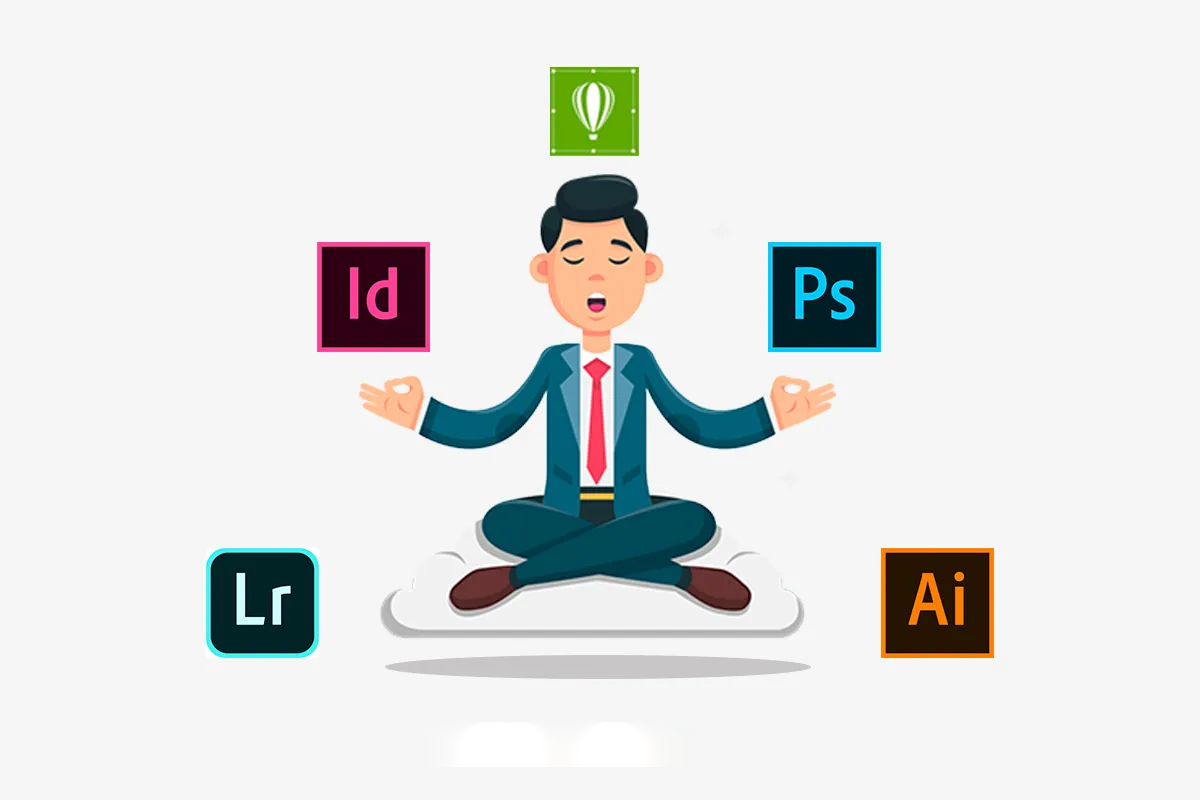 Collection of graphic design software applications and tools